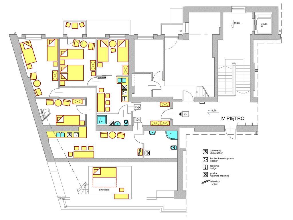 Vanilla Apartment 3 Krakow Bilik gambar